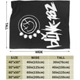 thumbnail image 3 of Throw Blanket Blink 182 Fleece Blanket Flannel Blankets Faux Fur Fluffy Cozy Plush Blanket for Couch Sofa Bed All Seasons Travel Blanket Home Decor 60"x50", 3 of 8