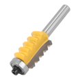 thumbnail image 2 of Woodworking Tool Rail Stile Router Bit Woodworking Cutter, Router Bit,  Modeling For Woodworking Plane Processing Carving Multi-Tooth Woodworking Cutter 8 X 30, 2 of 8