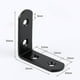 thumbnail image 2 of Soporte de fijación Soporte en forma de L de ángulo recto negro Soportes de metal para muebles de madera Soporte de armario 10 piezas 50 * 50 * 19 mm, 2 of 5
