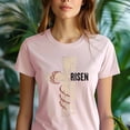 thumbnail image 5 of He Is Risen Christian T-Shirt Matthew 28:6 for Men and Women, Light Pink, Size L, 5 of 6