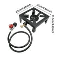 thumbnail image 2 of High Power Outdoor Propane Stove Portable Camping Grill With Integrated Stand For Backyard Picnic Hiking And Tailgating, 2 of 6
