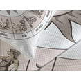 thumbnail image 4 of Ambesonne Astrology Quilted Bedspread Set 3 Pcs, Circle of Zodiac Sign, Queen Size, Pale Grey and White, 4 of 5