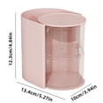 thumbnail image 2 of Yesbay Makeup Brush Holder Storage Box ,Rotatable Design Earring Bracelet Hair Accessories Organizer, 2 of 10