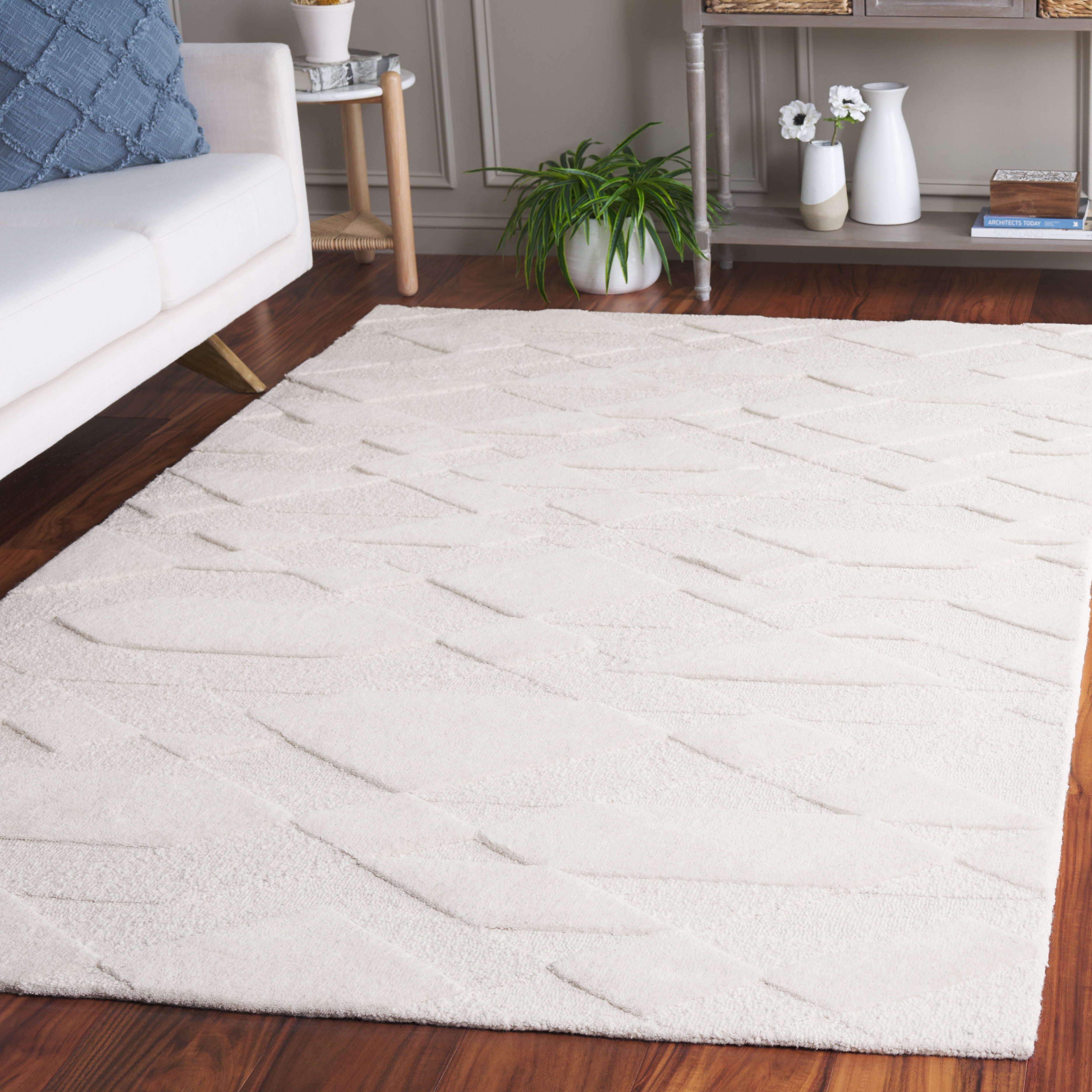 SAFAVIEH Rodeo Drive Elvin Geometric Area Rug, Ivory, 8' x 10'