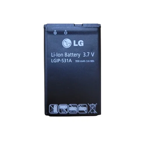 New Oem Original Lg Lgip-531A Li-Ion Mobile Phone Battery 950Mah 3.7V