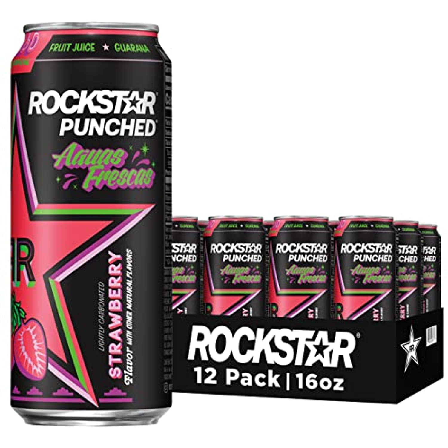 Vitamin-Enriched Energy Drinks : Rockstar energy drink