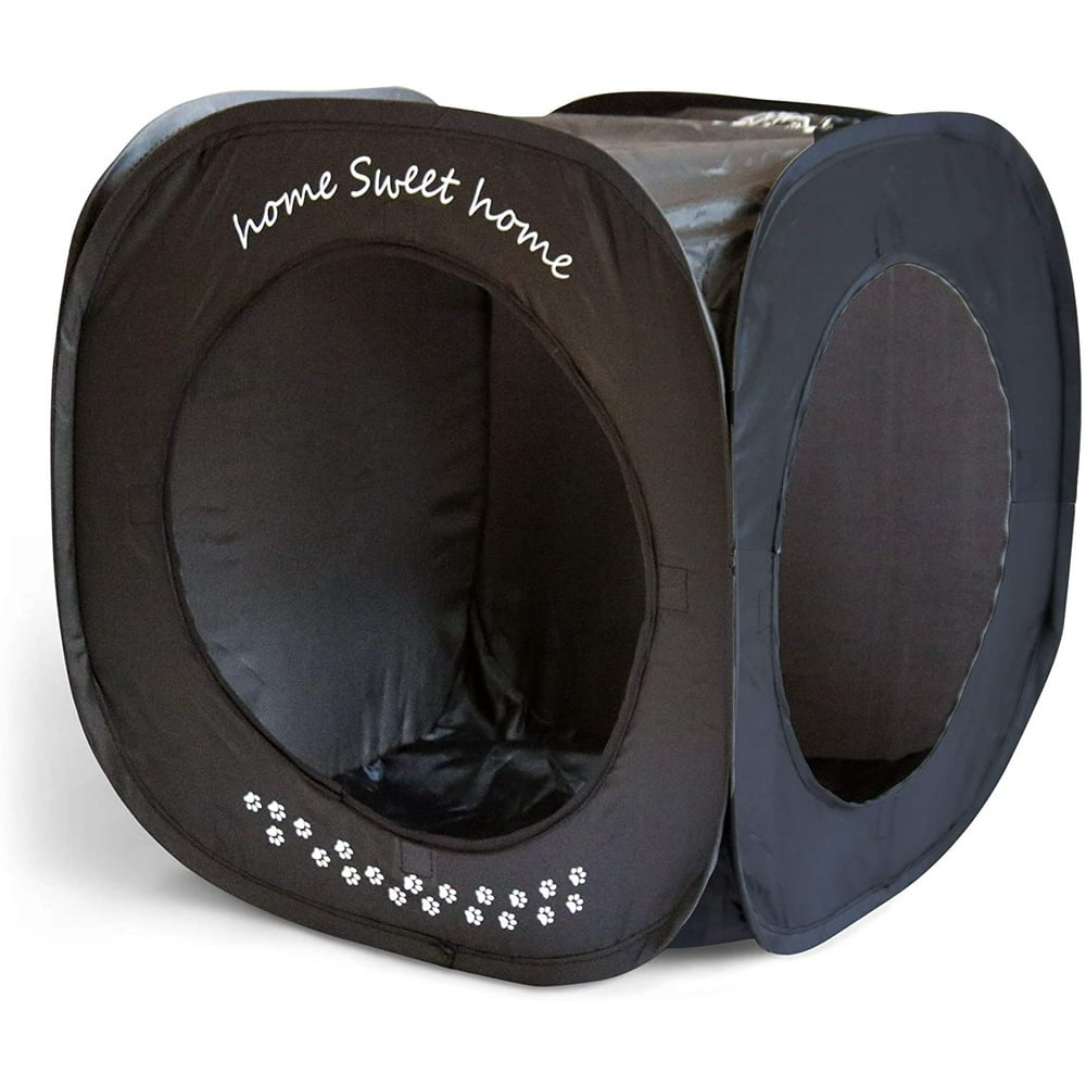 Feline Ruff Home Sweet Home Pop Up Cat Cube. A Collapsible Indoor Cat