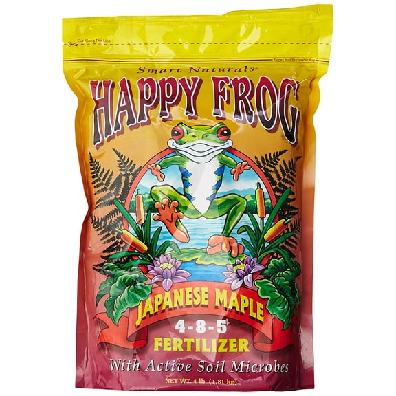 FoxFarm FX14055 FoxFarm Happy Frog Japanese Maple Fertilizer, Japanese maple fertilizer uses lower nitrogen formula that supports a natural.., By Fox Farm