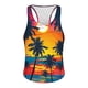 thumbnail image 3 of Tops de Verano Casuales sin Mangas de los Hombres Impresos con Correa Delgada Y sin Espalda, Deporte Regular Cuello Redondo sin Mangas, 3 of 4