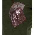 thumbnail image 4 of Moomaya T-shirt Col Rond pour Femmes Manches Courtes Poche à Sequins - UM, 4 of 6