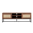 thumbnail image 4 of Mueble para TV Minimalista de Melamina 150x40cm Mundo In Centro Entretenimiento Akumal Nogal, 4 of 9