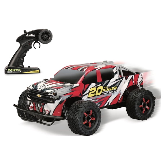 Kid Galaxy - PowerDrive 20 Volt Hobby Grade Chevrolet Silverado Remote Control Vehicle