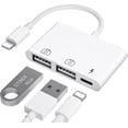 thumbnail image 1 of GHSDFBB iPad to USB Adapter, USB for iPad, iPhone to USB Adapter Compatible iPhone/iPad,Plug N Play,Compatible with USB Flash Drive.Support iOS 16., 1 of 7