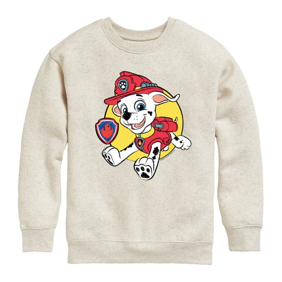 Paw Patrol - Marshall Sketch - Toddler & Youth Crewneck Fleece Sweatshirt
