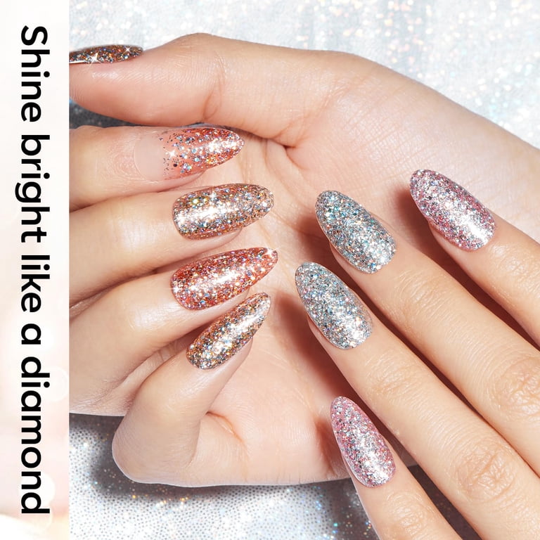 Modelones Glitter Gel Polish Set, 6 Colors, Multi, 42.6 ml photo 7