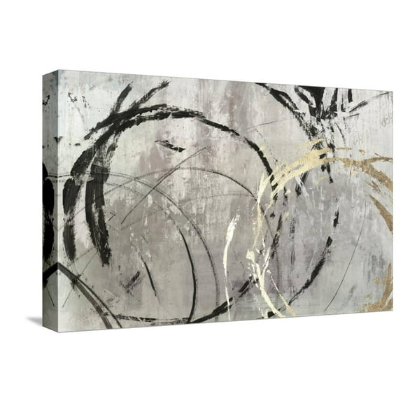 Art.com Grey Abstract I Stretched Canvas Print Wall Art by PI Studio, 18" x 12"