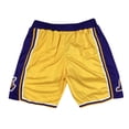thumbnail image 3 of Bulls Retro Embroidered Drawstring Cropped Basketball Shorts Training Shorts, 3 of 3