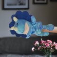 thumbnail image 1 of VISALY - Marionetas de mano de dinosaurio de peluche con boca abierta y móvil para juegos de rol, regalo para niños, 1 of 2