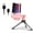 pinker, variant on USB Condenser Microphone 192kHz Adjustable Lighting for Gaming and Streaming Podcasting Live Singing Mic Computer Mic