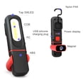 thumbnail image 4 of Luz de trabajo LED portátil, luz de trabajo magnética, luz de trabajo COB recargable por USB portátil de 5 W, ajustable, multifunción, magnética, 4 of 5