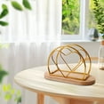 thumbnail image 5 of Heart Shaped Metal Napkin Rack for Kitchen Table Countertop Organizer Napkin Holder for Indoor and Outdoor Dining Decor, 5 of 5