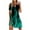 Green, variant on Womens Short Sleeve Cold Shoulder Dresses Keyhole Summer Dresses Realistic 3D Flame Print Casual Beach Midi Dresses Flowy Tunic Dress Red S