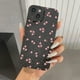 thumbnail image 3 of Funda de teléfono con patrón de rama de flores para iPhone 16, 15, 14, 13, 12, 11 Pro Max, XS, XR, 7, 8 Plus, funda de silicona suave mate a prueba de golpes, 3 of 5