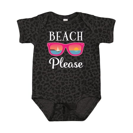 

Inktastic Beach Please Sunglasses Gift Baby Girl Bodysuit