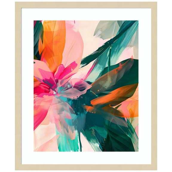 Amanti Art Jumble Jungle Wood Framed Wall Art Print