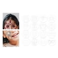 thumbnail image 3 of 16 piezas de plantillas para pintar cara y cuerpo, plantillas para pintar, fácil de limpiar/arte corporal, plantilla DIY para disfraces de Halloween, Yuyangstore Plantillas de pintura facial, 3 of 8