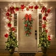 2022 New Christmas Wreath Upside Down Tree Decorations Christmas Ball