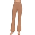 thumbnail image 2 of Women's Elastic Slim Flare Yoga Pants with Comfortable Stretch Fit, 2 of 4