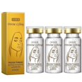 thumbnail image 1 of 1-3 piezas de hilo de colágeno antiarrugas de proteína dorada sin agujas para lifting facial, absorbible, reafirmante, antienvejecimiento, que atenúa las líneas finas, 3 piezas, 1 of 5