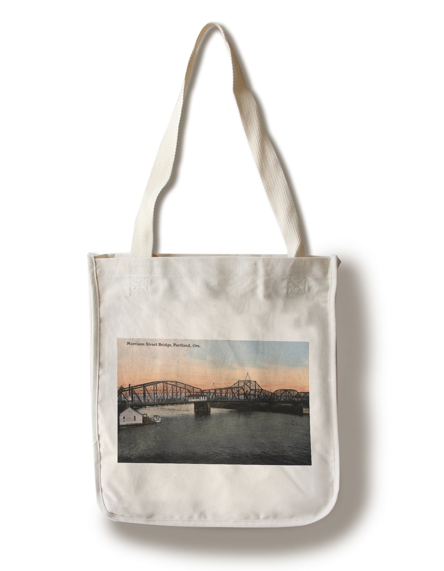 Night Lake Bridge Landscape Tote Bag Purse Handbag For Women Girls