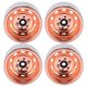 thumbnail image 5 of 4 llantas de metal de 1,9 pulgadas con 10 orificios cuadrados para coche de escalada AXIAL SCX10 1/10 RC, color dorado, 5 of 10