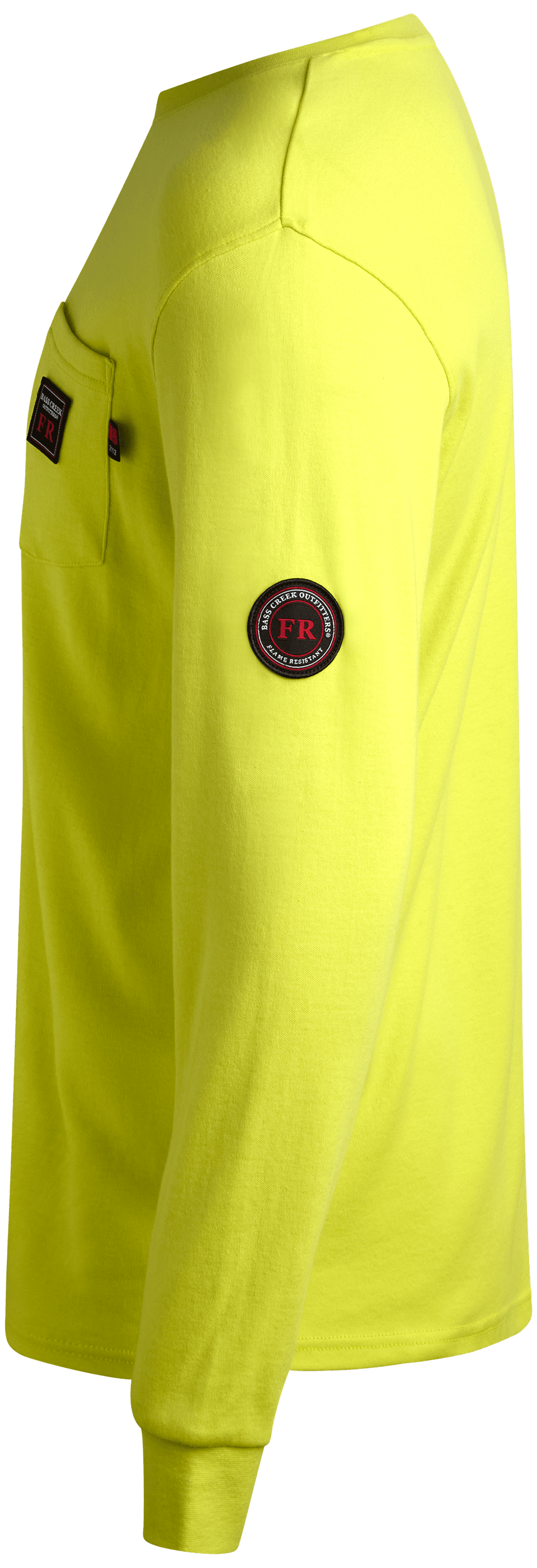 Bass Creek Outfitters Men's Flame Resistant Long Sleeve Crewneck Knit Top, Sizes M-2XL