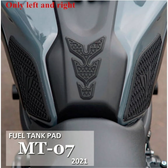 Side Fuel Tank Pads Protector Gas Knee Grip Traction Pad For Yamaha MT07 2021 -