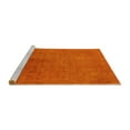 thumbnail image 2 of Ahgly Company Machine Washable Indoor Square Oriental Yellow Industrial Area Rugs, 5' Square, 2 of 4