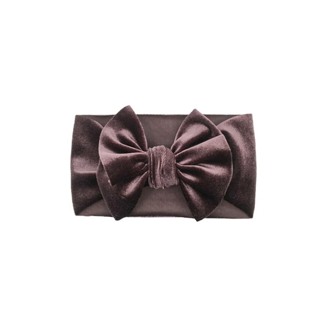 Kmbangi Newborn Baby Headbands Head Wraps Elastics Bow Hairbands for Infant