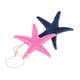 thumbnail image 4 of Estrella De Mar De Dedo, 2 Piezas 13x13 Cm Decoración De Pared Azul Oscuro Rosa Tema De Playa Decoración De Estrella De Mar Para Fiesta, 4 of 7