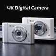 thumbnail image 4 of Cámara Digital HD 1080P Cámara de Videocámara para Niños Mini Cámaras Compactas para Fotografía Principiante Selfie Negro, 4 of 5