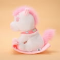 thumbnail image 4 of 2026 Year of the Horse Electrical Rocking Horse Doll - Pink Auto-Rocking Plush Toy, Soft Polyester Fiber Christmas Gift for Kids, Compact Desk Shelf Decor for Home Office, 4 of 6