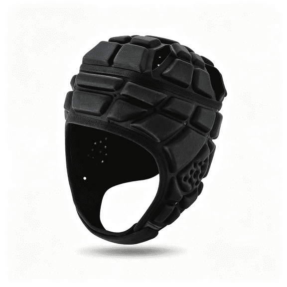GJX Soft Shell Helmet 7V7 Flag Football Helmet Scrump Cap Soft Padded Rugby Helmet Headguard Adjustable Breathable Foam Impact Resistant for Youth Adults