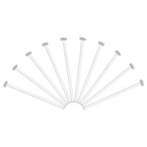 Uxcell 3mm OD x 25mm L Chandelier Connector Clips Pins Aluminium Chandelier Replacement Silver 300 Pack