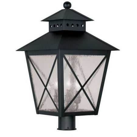 Livex Lighting 2678 Montgomery 22.5 Inch Tall Post Light with 3 Lights