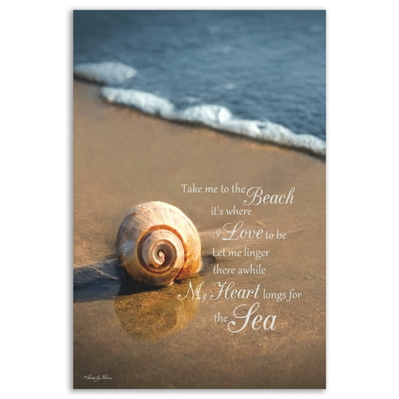 Take me to the Beach Gallery-Wrapped Canvas Wall Art