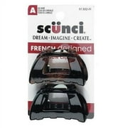 Scunci Effortless Beauty Jaw Clips, Assorted  2 pieces
