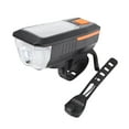 thumbnail image 2 of Herrnalise Bike Front Lights USB Rechargeable Solar Bicycle Light Waterproof Headlight with Horn High Volume Speaker for All Bicycles, Road, Mountain, Night Riding, 2 of 8