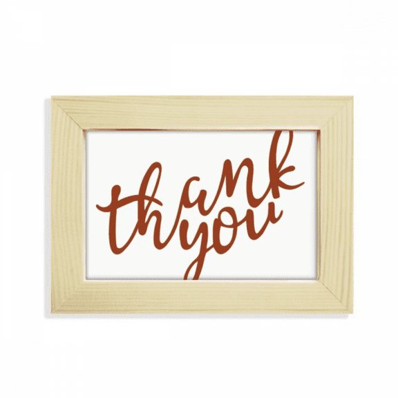 Thank You Stylish Quote Handwrite Desktop Decorate Photo Frame Picture Art Painting 5x7 inch