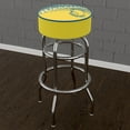 thumbnail image 4 of Trademark Gameroom Golden State Warriors Hardwood Classics Bar Stool with Padded Seat, 4 of 5